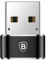 Переходник Baseus USB Male To Type-C Female Adapter Converter Black (CAAOTG-01)