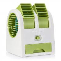 Настольный мини кондиционер-вентилятор MINI FAN HB-168 с USB, зеленый