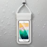 Водонепроницаемый чехол ROCK Waterproof Phone Bag 2 (IPX8) белый
