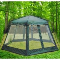 Беседка шатер Bizonik Wood Green (430x430x230 см)