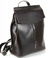 Женская кожаная сумка-рюкзак 2334-A Coffee