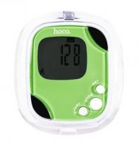 Шагомер HOCO B2 Fat tester pedometer, зеленый