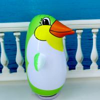Надувная игрушка-неваляшка Пингвин 35 см, зеленый