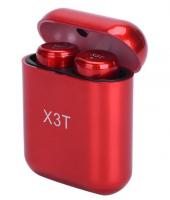 Наушники TWS X3T красные