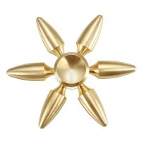 Металлический Ручной Спиннер Антистресс (Hand Spinner) Пуля Gold