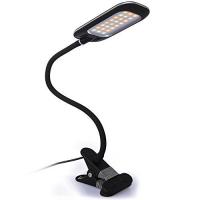 Настольная светодиодная лампа на прищепке Eye-caring Table Lamp 5W USB, черная