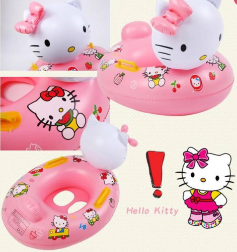 Надувной круг BABY BOAT Hello Kitty (водные ходунки)