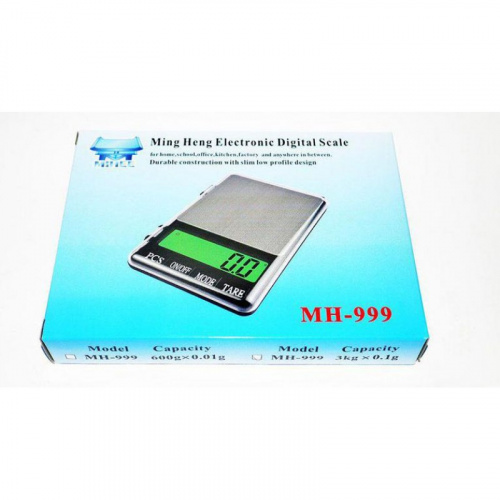 Портативные электронные весы MH-999, предел взвешивания - 600 грамм/ 0,1 грамм