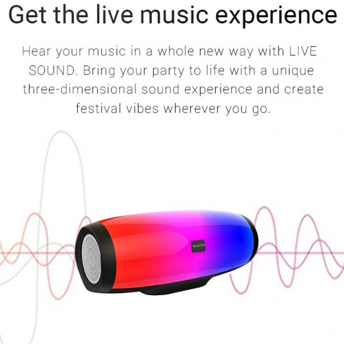 Портативная акустика SODO L1 life Bluetooth, белый