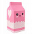 Игрушка-антистресс "Йогурт" с ароматом, 12 см, розовый