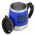 Термо-кружка мешалка бочонок 450мл Self Stirring Mug, синий