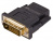 Переходник (адаптер) HDMI (f) мама - DVI (m) папа, черный
