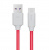 Универсальный кабель HOCO X11 Type-C 5A Rapid charging cabel (Красно-белый)