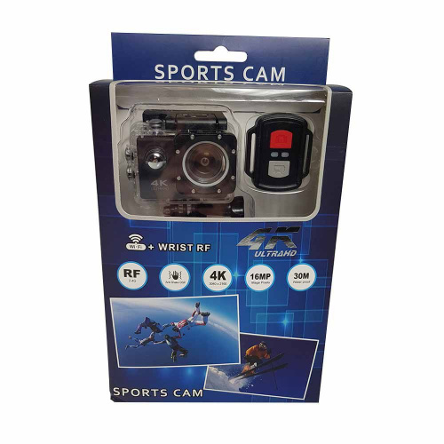 Экшн камера 4K SPORTS CAM H16-4R Black