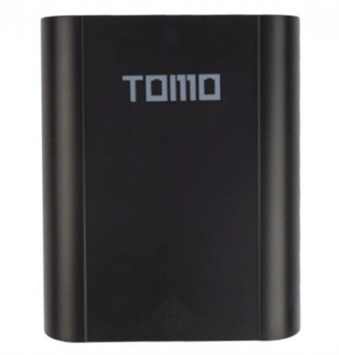 Внешний аккумулятор Power Bank + зарядное устройство 4x18650 TOMO T4 черный
