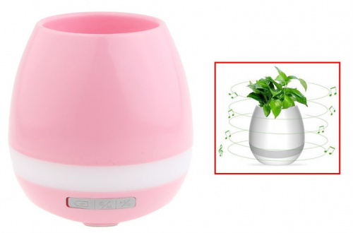 Умный музыкальный горшок для цветов Smart Music Flowerpot (Розовый)