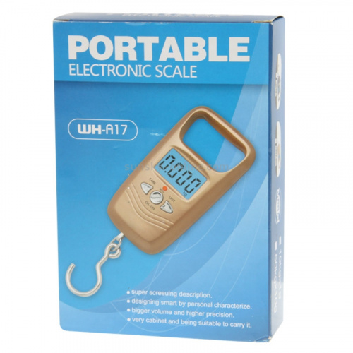 Электронные Весы Electronic Portable Scale WH-A17 черные