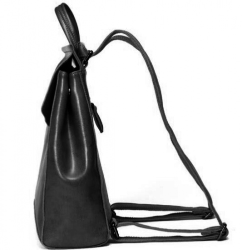 Женская кожаная сумка-рюкзак 6688 1 Black