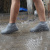 Силиконовые чехлы бахилы для обуви размер M (37-41) серые