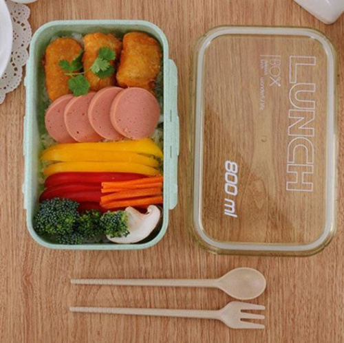 Ланч-бокс LUNCH BOX 800 мл, бежевый