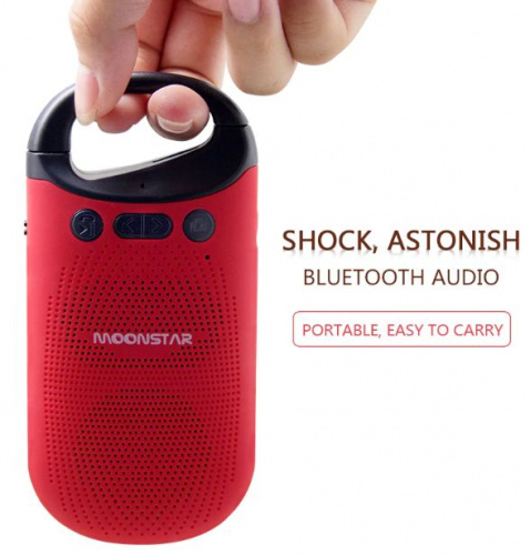 Портативная колонка Bluetooth MOONSTAR Z12, синяя