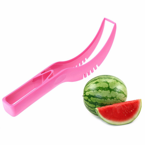 Нож для арбуза пластиковый, розовый