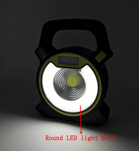 Кемпинговый аккумуляторный фонарь COB Work Lights W815 Yellow