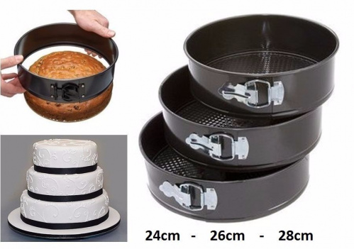 Набор форм для выпечки Cake Mould 3 шт (круглые)