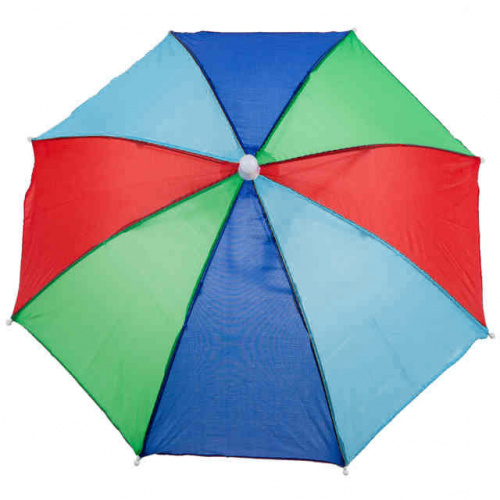 Зонт пляжный диаметр купола 215 см, разноцветный