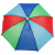 Зонт пляжный диаметр купола 215 см, разноцветный