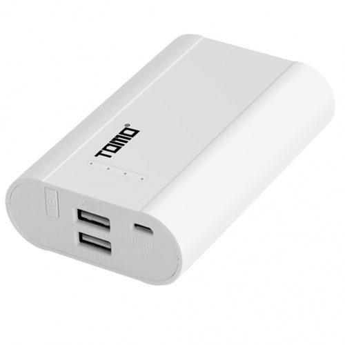 Внешний аккумулятор Power Bank + зарядное устройство 3x18650 TOMO P3 белый