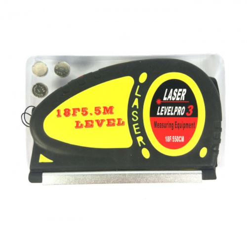 Лазерный уровень LevelPro 3 с рулеткой 5.5 м