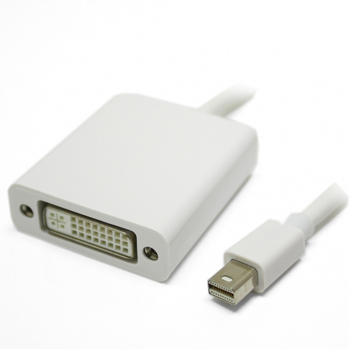 Переходник Mini DisplayPort (m) - DVI-I (f), белый