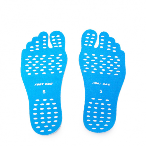 Наклейки на ступни ног Nakefit (Размер: S), голубые