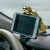 Автомобильный держатель телефона в форме пантеры с вращением на 360 ​​градусов серебристый