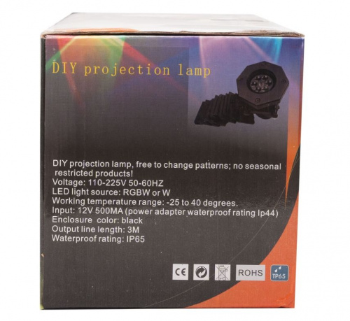 Светодиодный проектор DIY Projection Lamp 11 картриджей