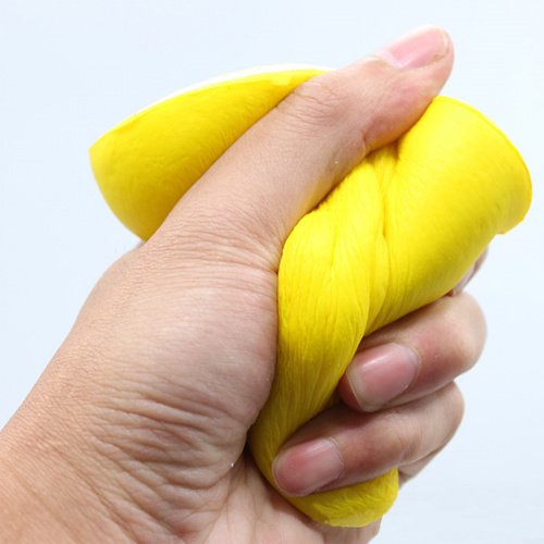 Игрушка-антистресс Сквиши "Лимон половинка" с ароматом, желтый