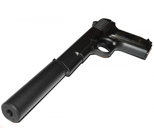 Пистолет страйкбольный Galaxy G.33A ТТ, с глушителем, металлический, пружинный