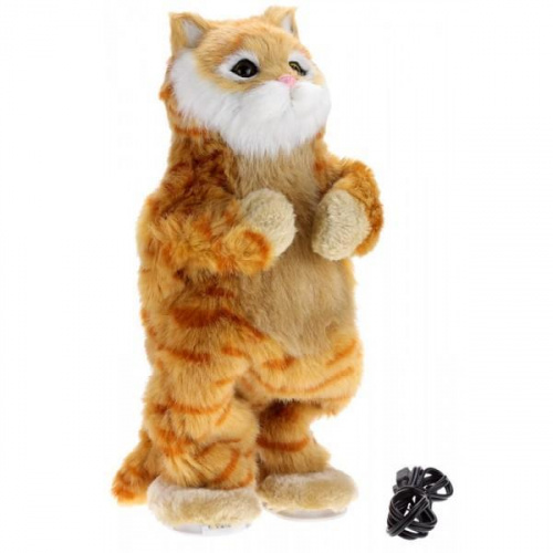 Интерактивная игрушка Рыжий кот Клео