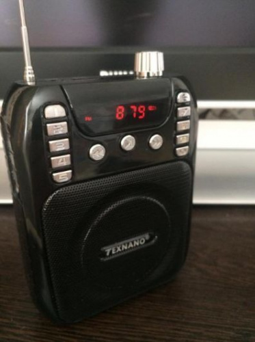 Радиоприемник с USB проигрывателем TEXNANO TE-K8, черный