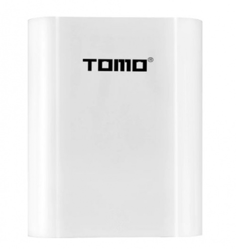Внешний аккумулятор Power Bank + зарядное устройство 4x18650 TOMO M4 белый
