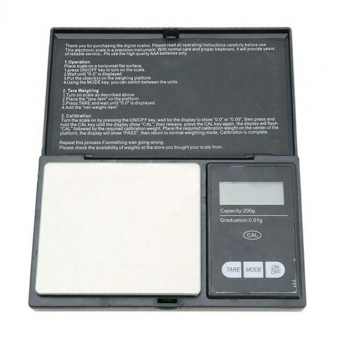 Электронные карманные весы Digital Pocket Scale 200г x 0.01г