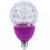 Светодиодная диско-лампа LED Full color rotating lamp с подставкой, розовая