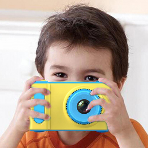 Цифровая камера фотоаппарат для детей Kids Camera, голубой