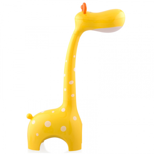 Детская настольная лампа LED Жираф желтый