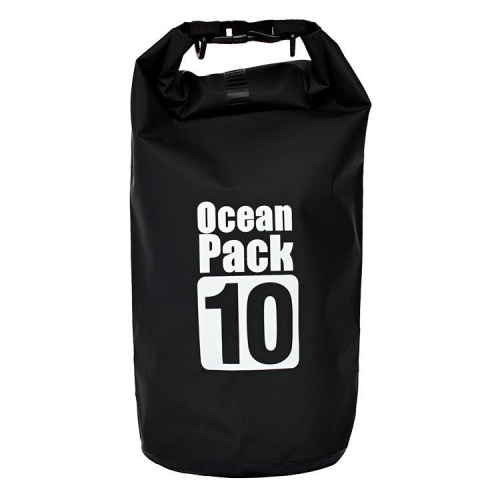 Водонепроницаемый рюкзак Ocean Pack 10 л, черный