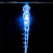Гирлянда Нить "Тающие сосульки", 20 Led, 3 м, цвет: синий/белый
