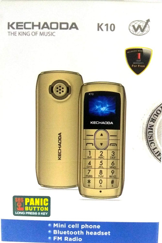Мини мобильный телефон KECHAODA K10, черный