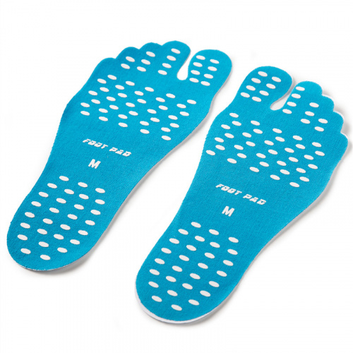 Наклейки на ступни ног Nakefit (Размер: М), голубые