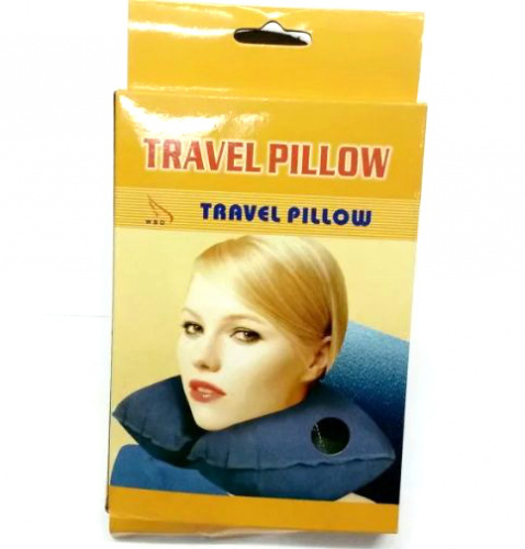 Подушка для путешествий TRAVEL PILLOW (Тревел Пиллоу) синяя